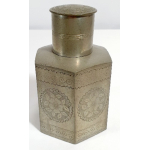 Oude Indonesische tinnen theebus